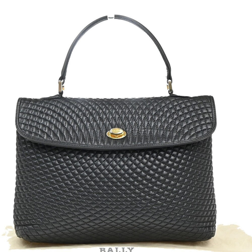 Bally Vintage Quilted Leather